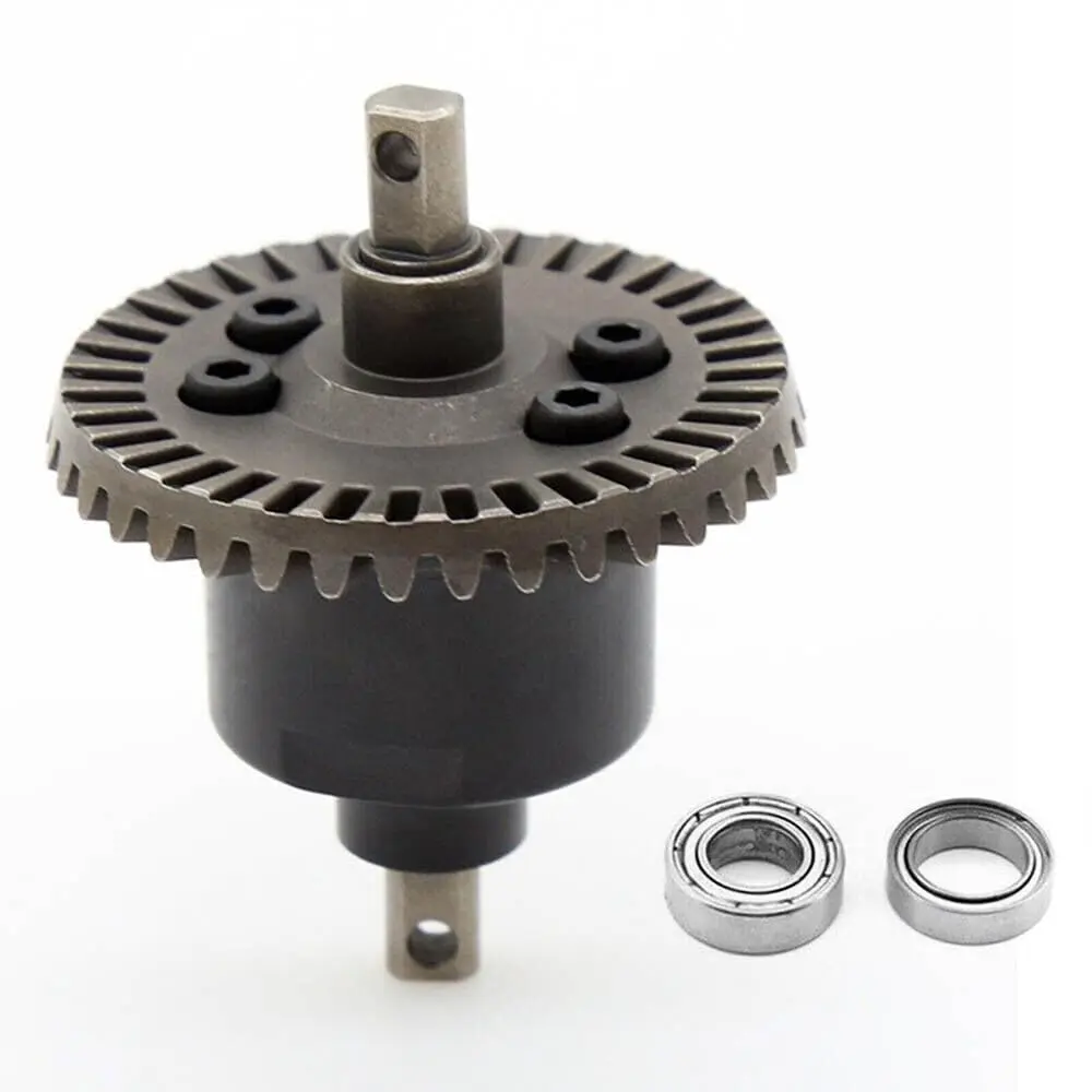 TEAMWILL Front & Rear Differential Gear Set for 1/10 Traxxas Slash 4x4 RC Truck | Metal Steel - view 5