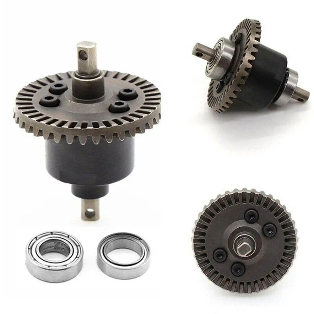 TEAMWILL Front & Rear Differential Gear Set for 1/10 Traxxas Slash 4x4 RC Truck | Metal Steel - view 6