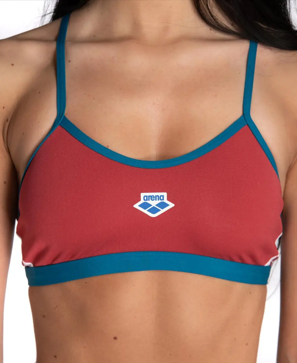 ARENA Performance Icons Solid Women's Two-Piece Swimsuit Cross Back MaxLife Bikini Size 26 | Chlorine-Resistant, UPF 50+ - view 4