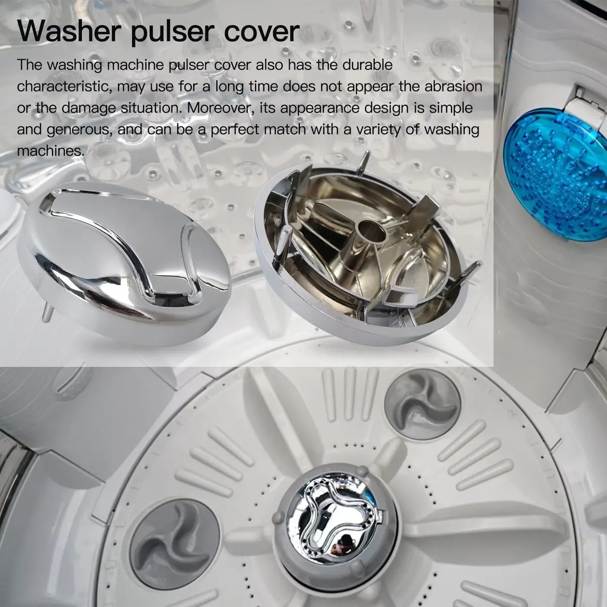 JRSHOME Pulsator Cap for LG & Kenmore Washers | Protects & Fits Most Models - view 6