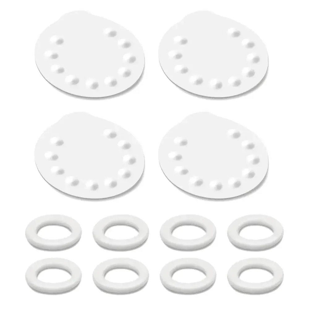 Maymom 8 O-Rings 4 Membranes for Medela Harmony Manual Breast Pump | BPA-Free Silicone Parts - main product image