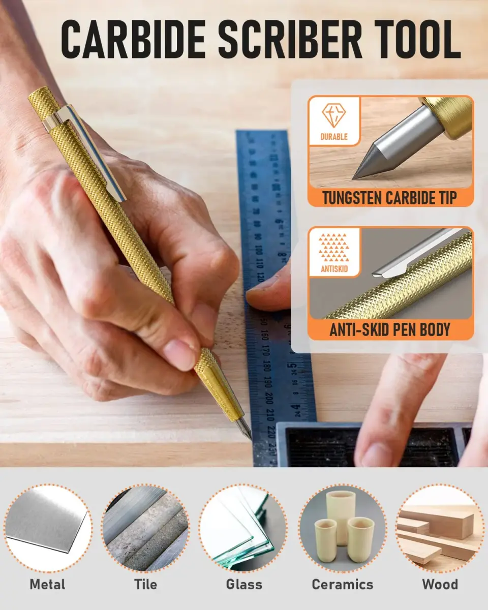 Nicpro 18 Pack Carpenter Pencils & Leads | 2.0mm & 2.8mm, Metal & ABS, Bulk Set - view 5