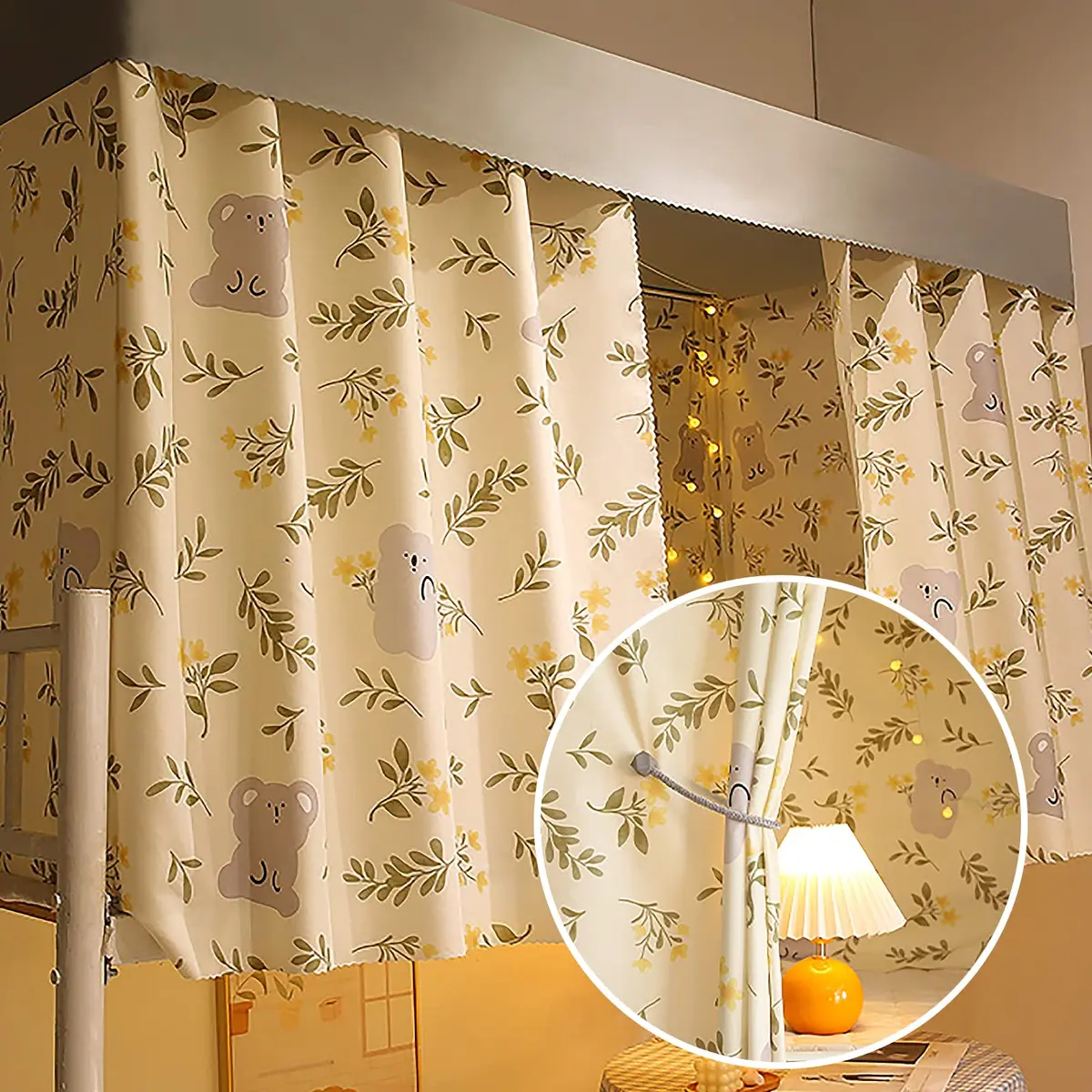 TINAYAU Bed Curtain 2m x 1.15m | Lightproof, Breathable, Privacy Cloth - view 8