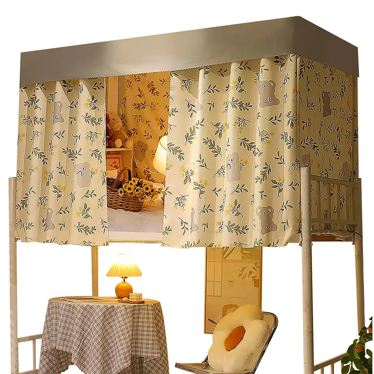 TINAYAU Bed Curtain 2m x 1.15m | Lightproof, Breathable, Privacy Cloth - view 9