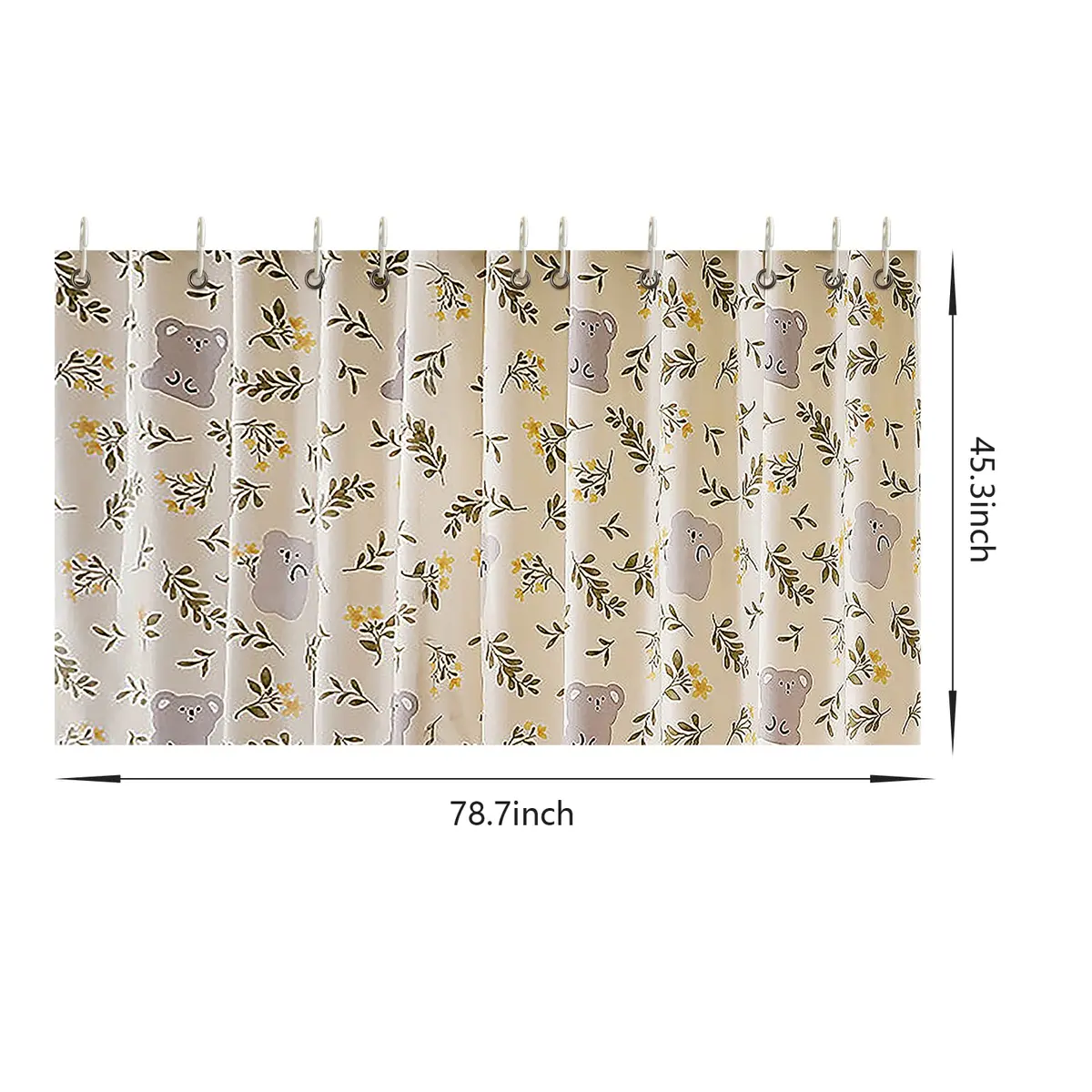 TINAYAU Bed Curtain 2m x 1.15m | Lightproof, Breathable, Privacy Cloth - view 3