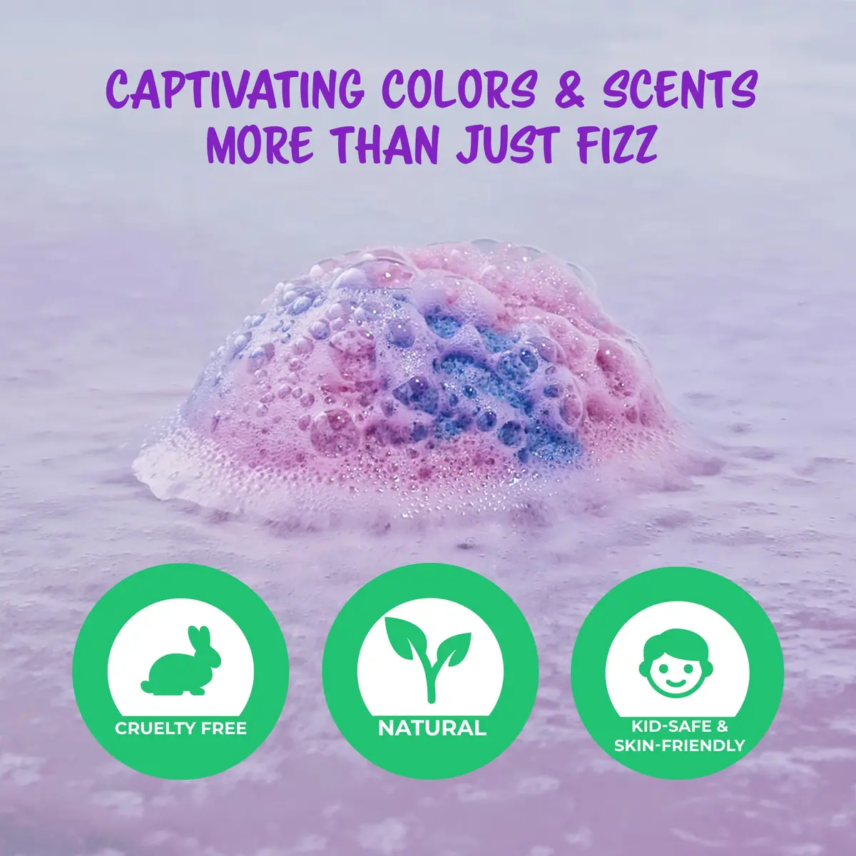 Cosmetics Stories Superhero Bath Bombs with Toys Inside for Kids, 6-Pack 37oz (1.17kg) | Organic Essential Oils & Surprise Figures - view 3