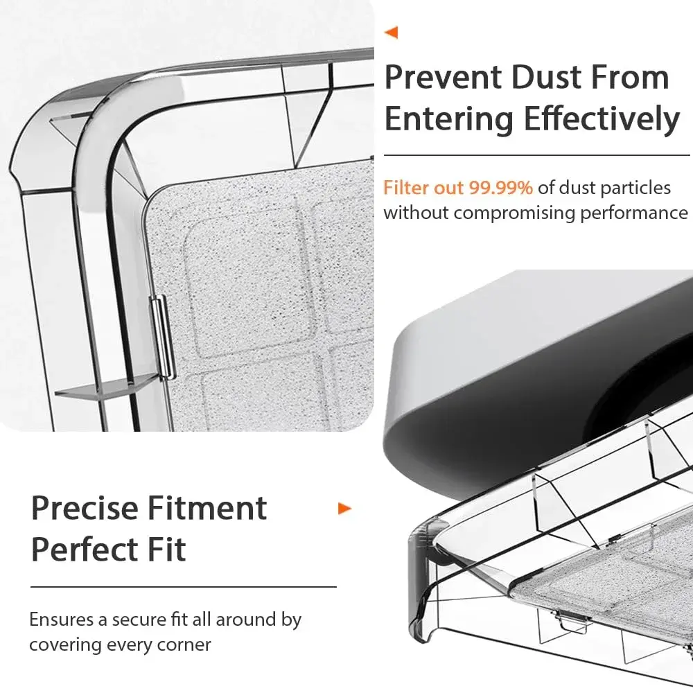 IFCASE Clear Engine Air Filter Stand for Mac Studio & Mac Mini | 19.7cm x 19.7cm x 3.9cm - view 3