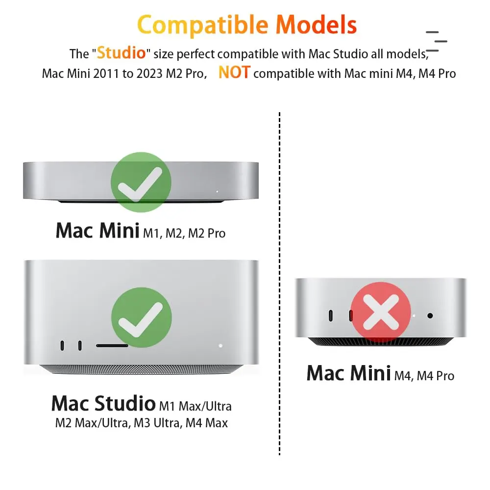 IFCASE Black Engine Air Filter Stand for Mac Studio & Mac Mini | 19.7cm (7.76 in) Width - view 5