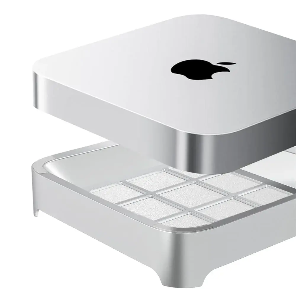 IFCASE Silver Engine Air Filter Stand for Mac Studio & Mac Mini | 7.76 inches (19.7 cm) - main product image