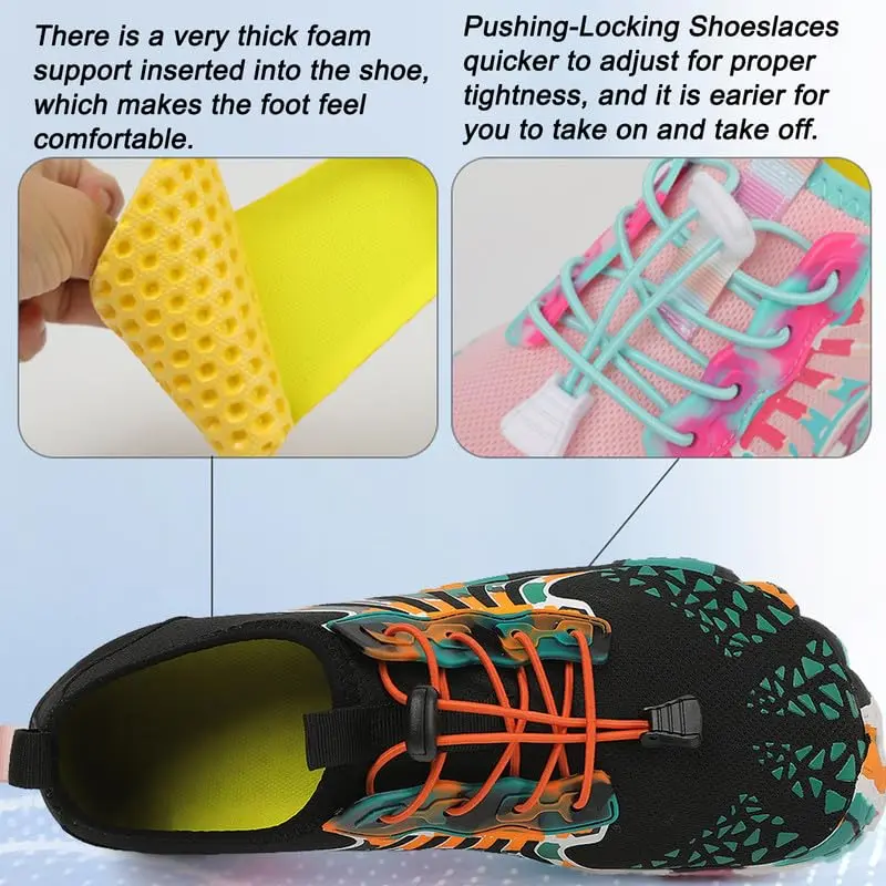 LIZRHA Water Shoes for Men and Women | Quick Dry Aqua Swim Barefoot Shoes for Outdoor Water Activities - view 8