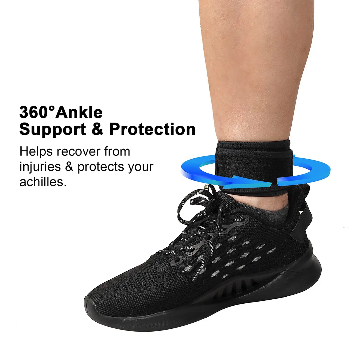 Vigorwise Achilles Tendonitis Brace 2PCS | Adjustable Achilles Strap for Support & Recovery - view 3