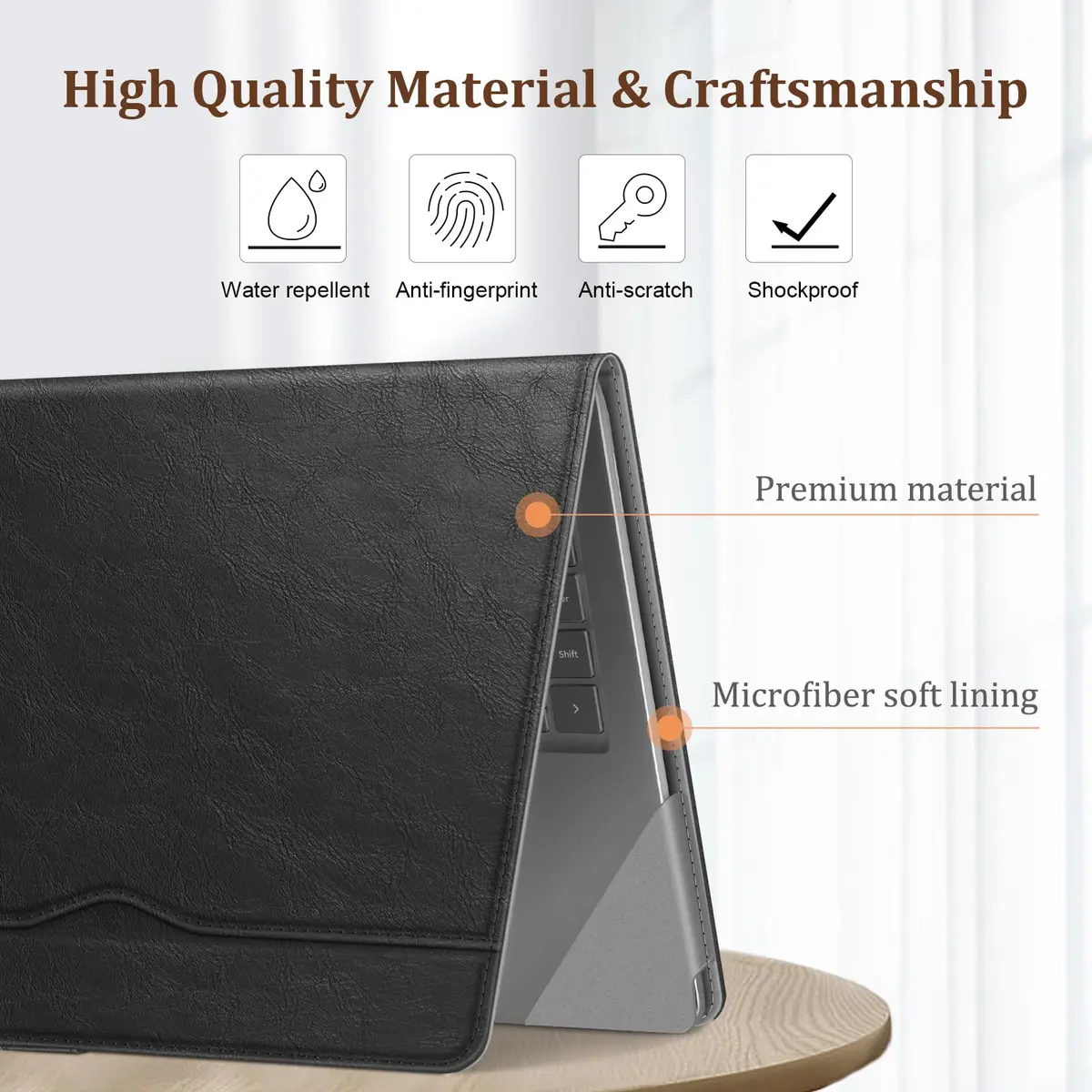 FINTIE Sleeve Case for 12.4 inch Microsoft Surface Laptop Go 3/2/1 | Soft Faux Leather, Microfiber Lining, Bright Colors - view 2