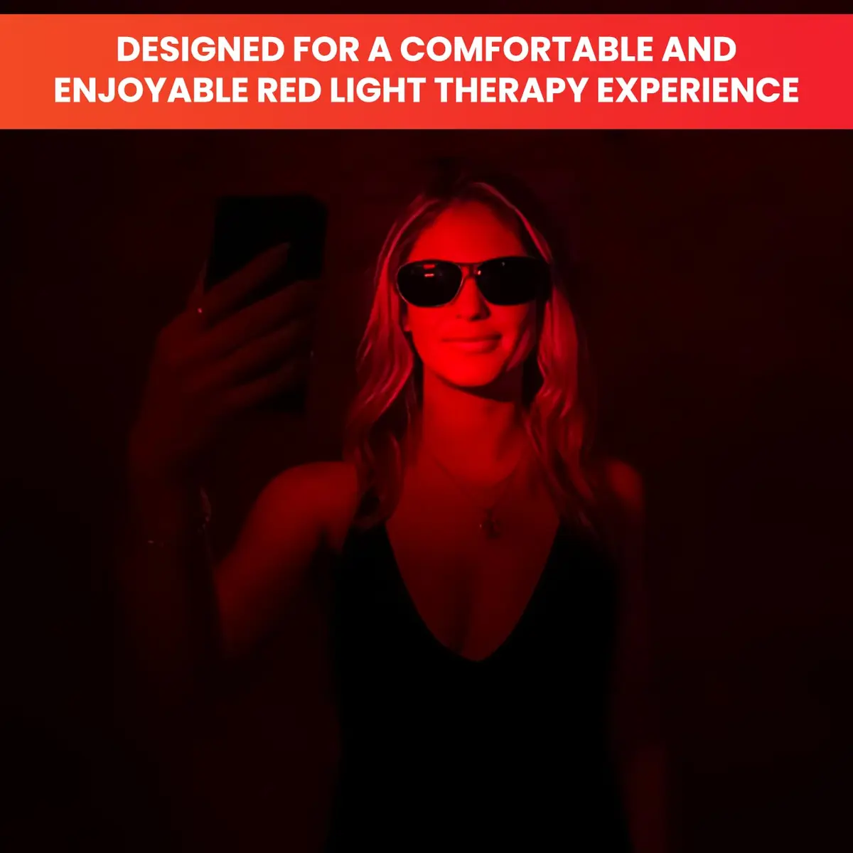 Mito Red Light Red Light Therapy Glasses IR3 Dark | Eye Protection for Infrared & Near-Infrared Light - view 3