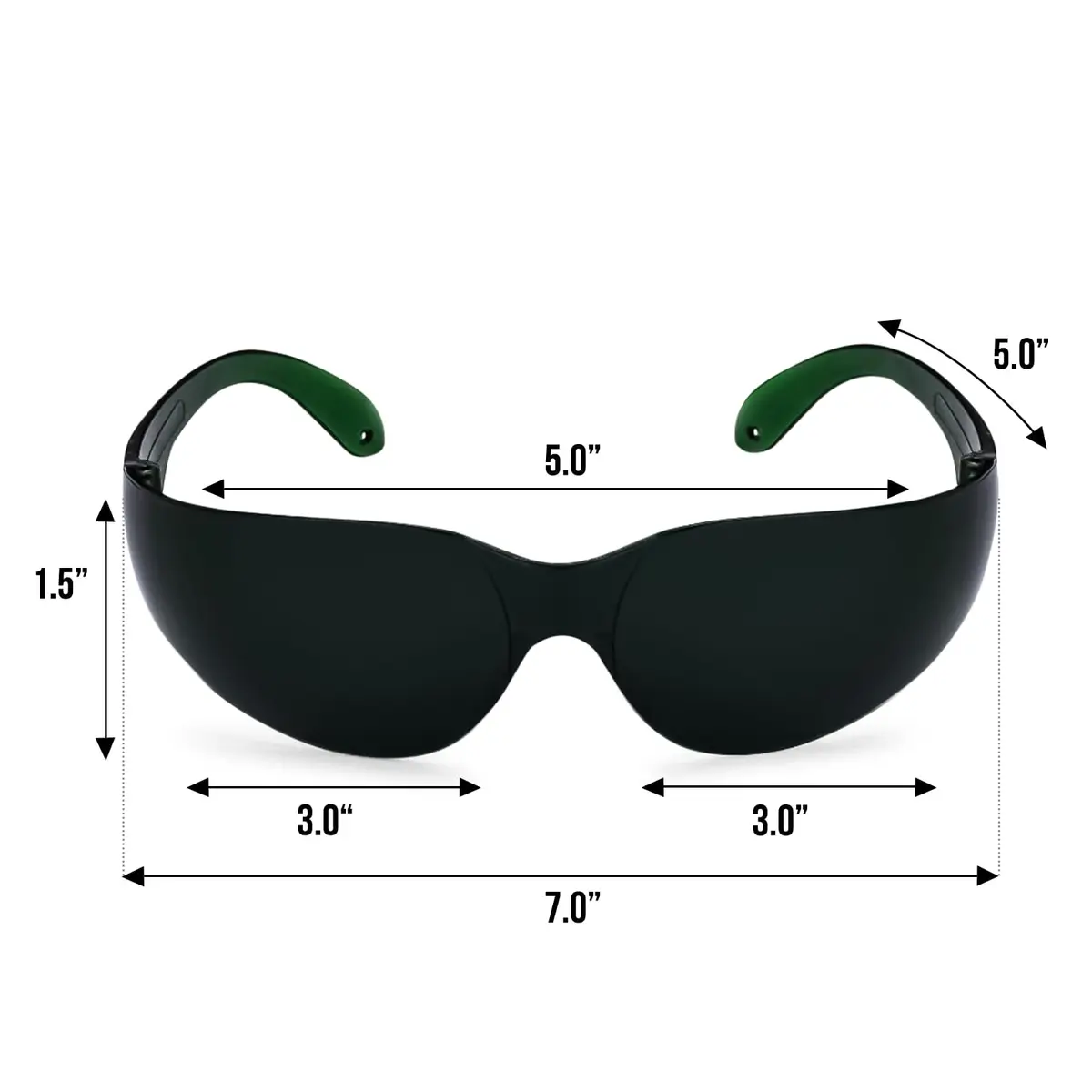 Mito Red Light Red Light Glasses | Eye Protection for Red Light Therapy (600nm-900nm) | IR5 Extra Dark - view 4