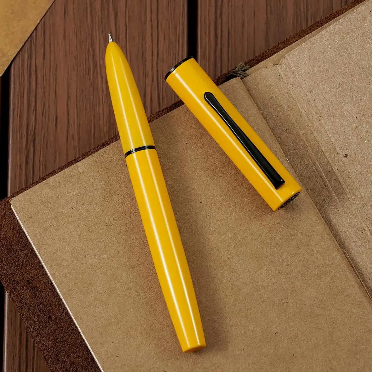 HONG DIAN C1 Fountain Pen Extra Fine Nib 0.4mm (140mm) | Smooth Writing Metal Pen with Converter - main product image