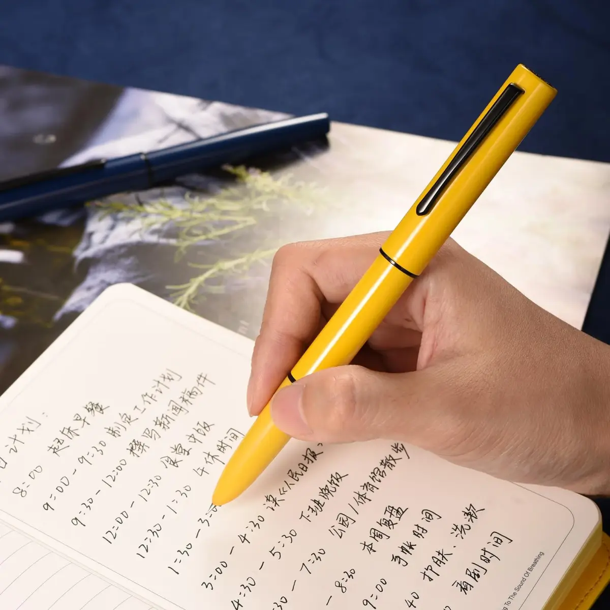 HONG DIAN C1 Fountain Pen Extra Fine Nib 0.4mm (140mm) | Smooth Writing Metal Pen with Converter - view 9