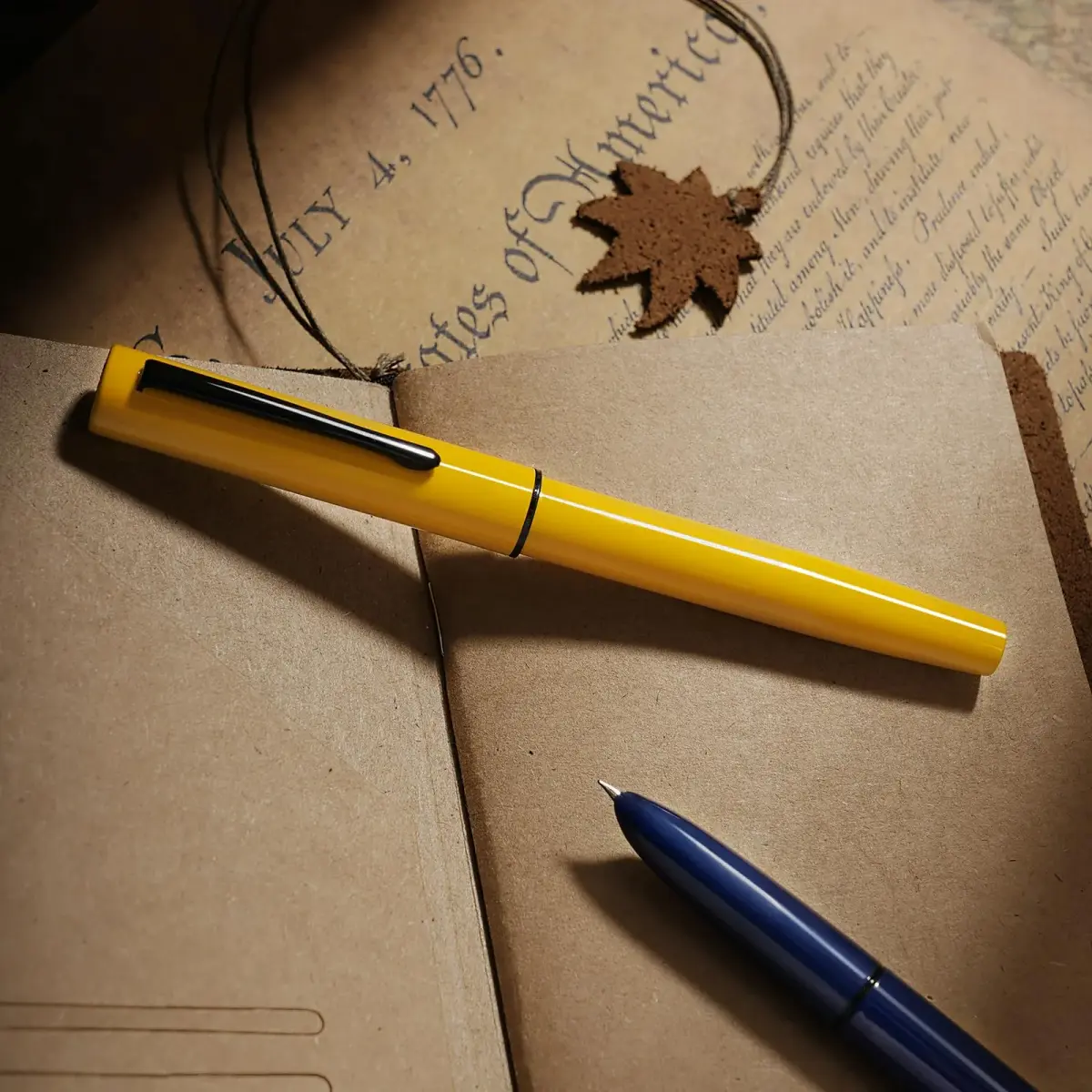 HONG DIAN C1 Fountain Pen Extra Fine Nib 0.4mm (140mm) | Smooth Writing Metal Pen with Converter - view 2