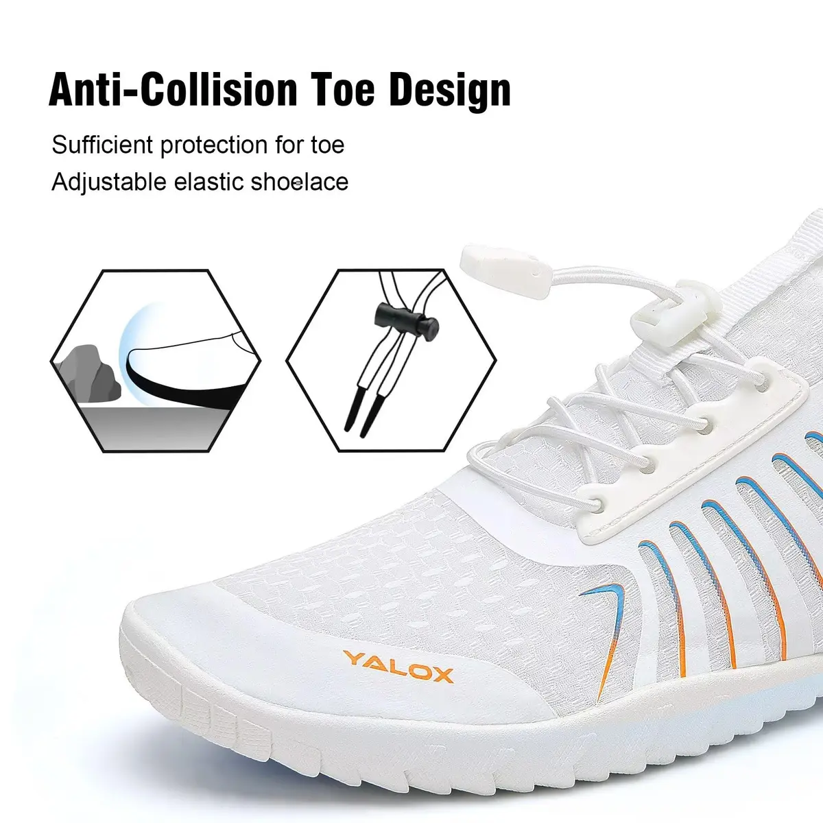 YALOX Water Shoes Men Women | Quick-Dry, Non-Slip, Lightweight for Water Sports - view 3