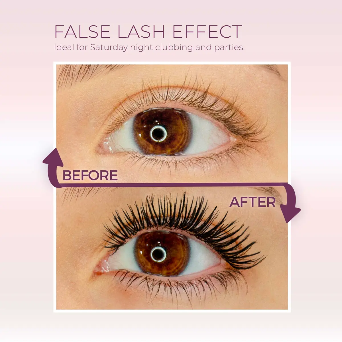 blinc UltraVolume Tubing Mascara, Dark Brown | Buildable, Smudge-Proof & Water-Resistant - view 2