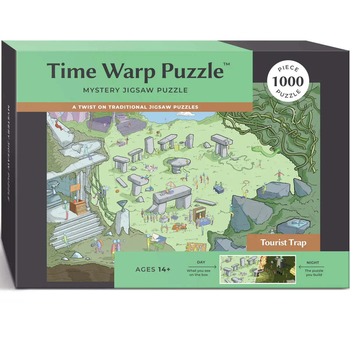 da Vinci's Room Time Warp Tourist Trap 1000 Piece Jigsaw Puzzle 48.9cm x 48.9cm (19.25" x 26.62") | Educational Puzzle for Adults - main product image