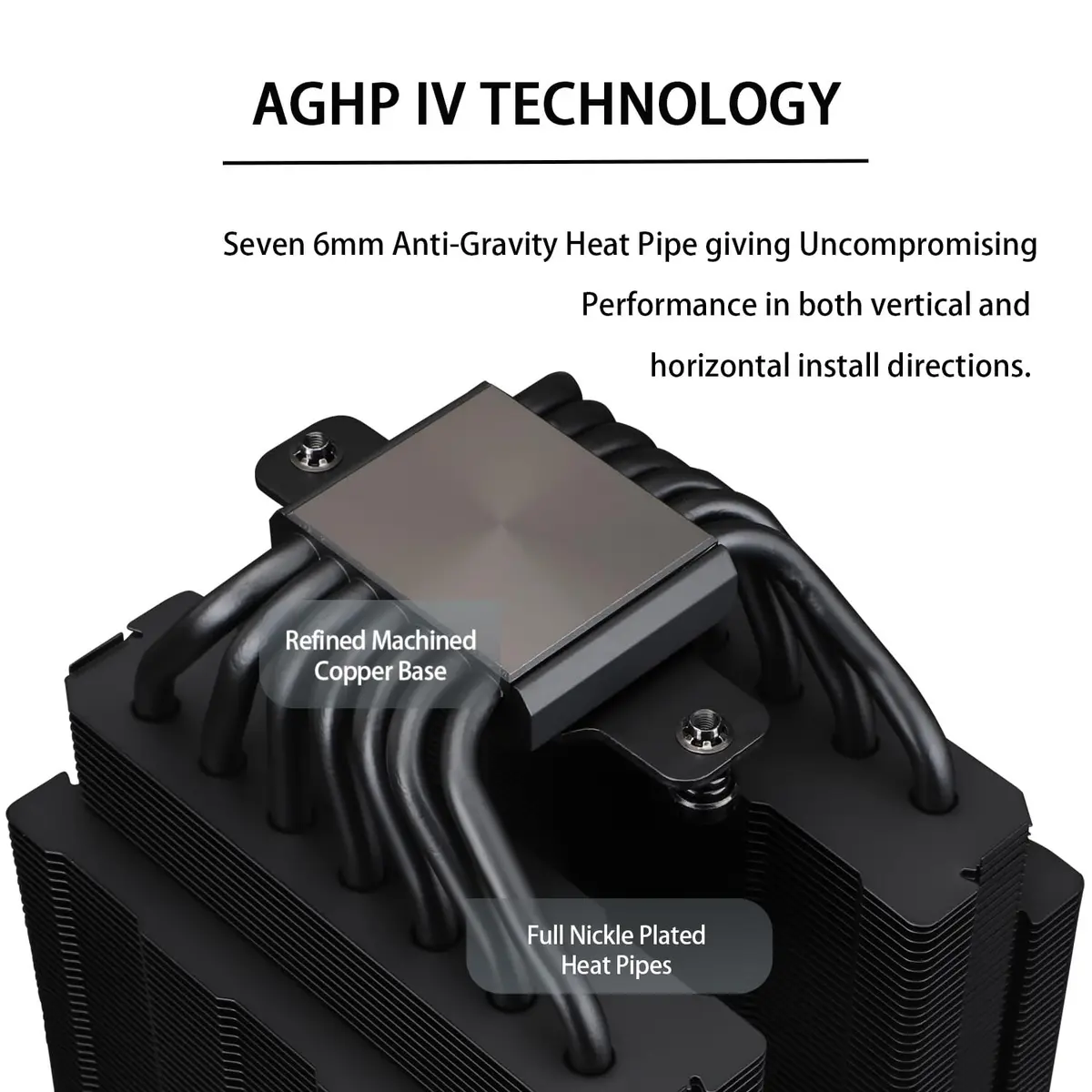 Thermalright Phantom Spirit 120 EVO CPU Cooler Dual TL-K12 PWM Fan 7 Heat Pipes 157mm Height | 2150RPM Speed - view 2