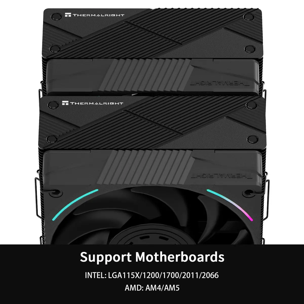 Thermalright Phantom Spirit 120 EVO CPU Cooler Dual TL-K12 PWM Fan 7 Heat Pipes 157mm Height | 2150RPM Speed - view 3