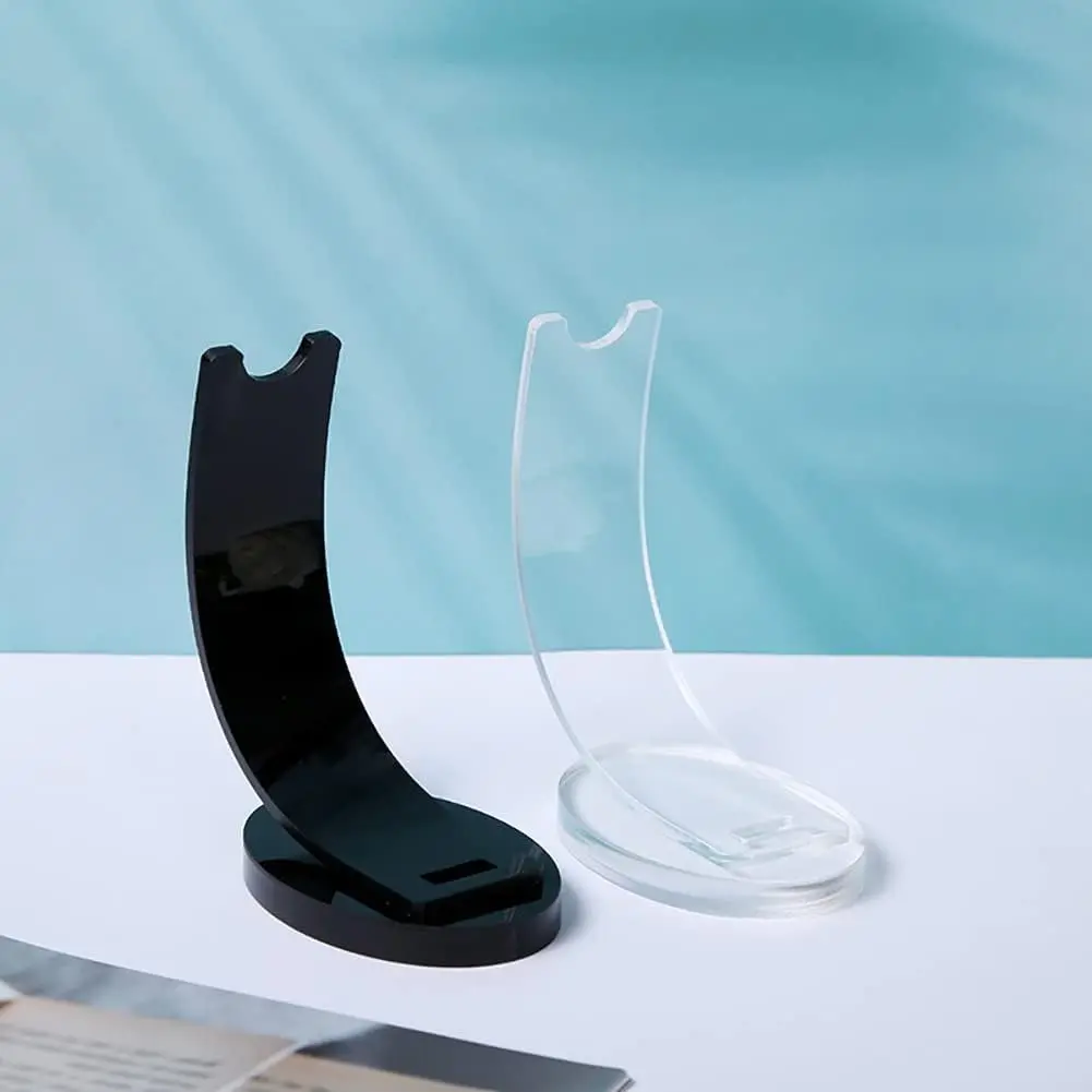BWESOO Transparent Acrylic Pen Holder Pencil Display Stand for Office & Makeup Brushes | Vertical Acrylic Caddy - view 6