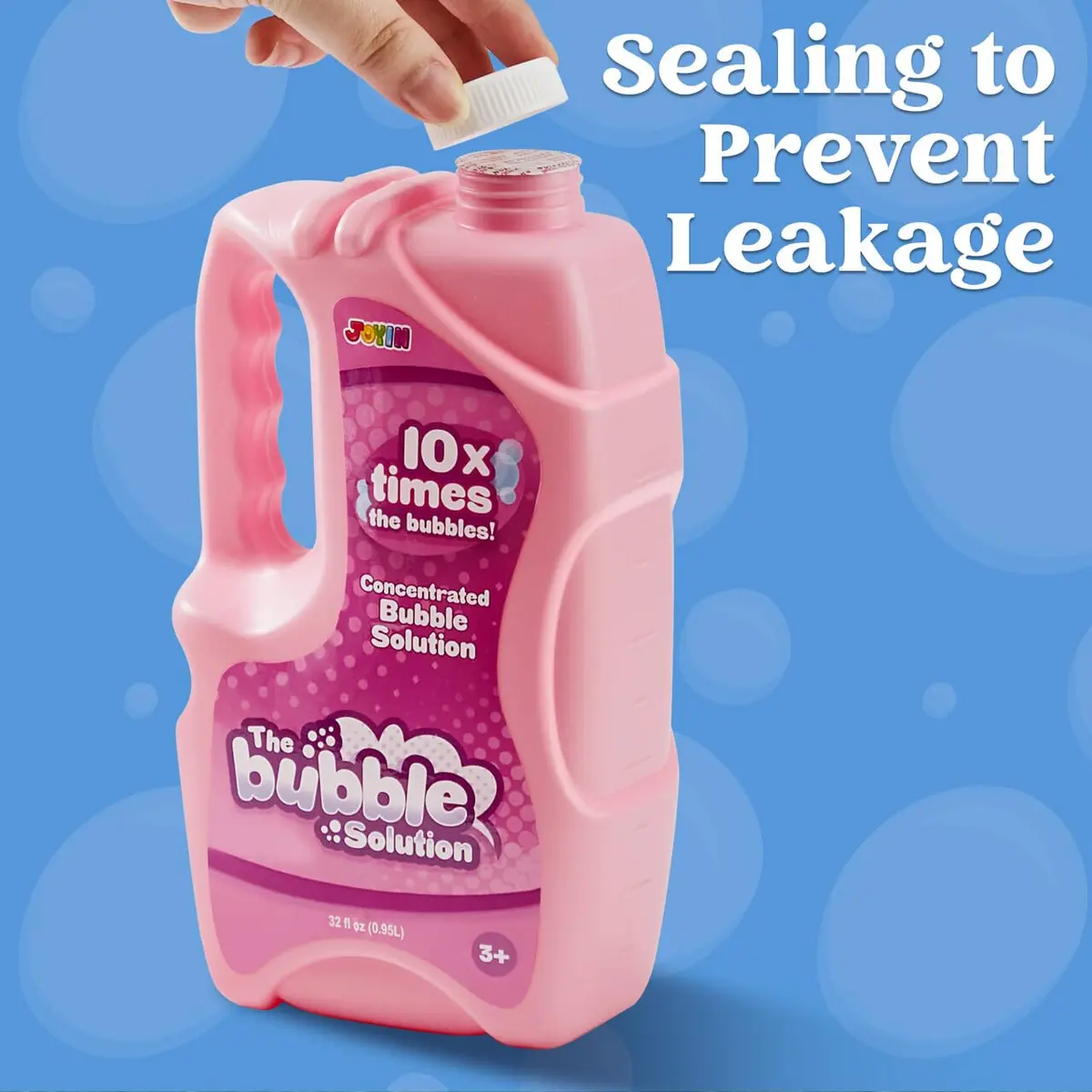 JOYIN Pink Bubble Solution Refills 946ml (32 fl oz) | Concentrated for Giant Bubbles - view 8