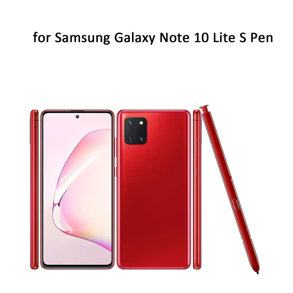 Alovexiong Stylus Pen Replacement for Samsung Galaxy Note 10 Lite/Plus/5G (Red) | 4096 Pressure Sensitivity - view 2