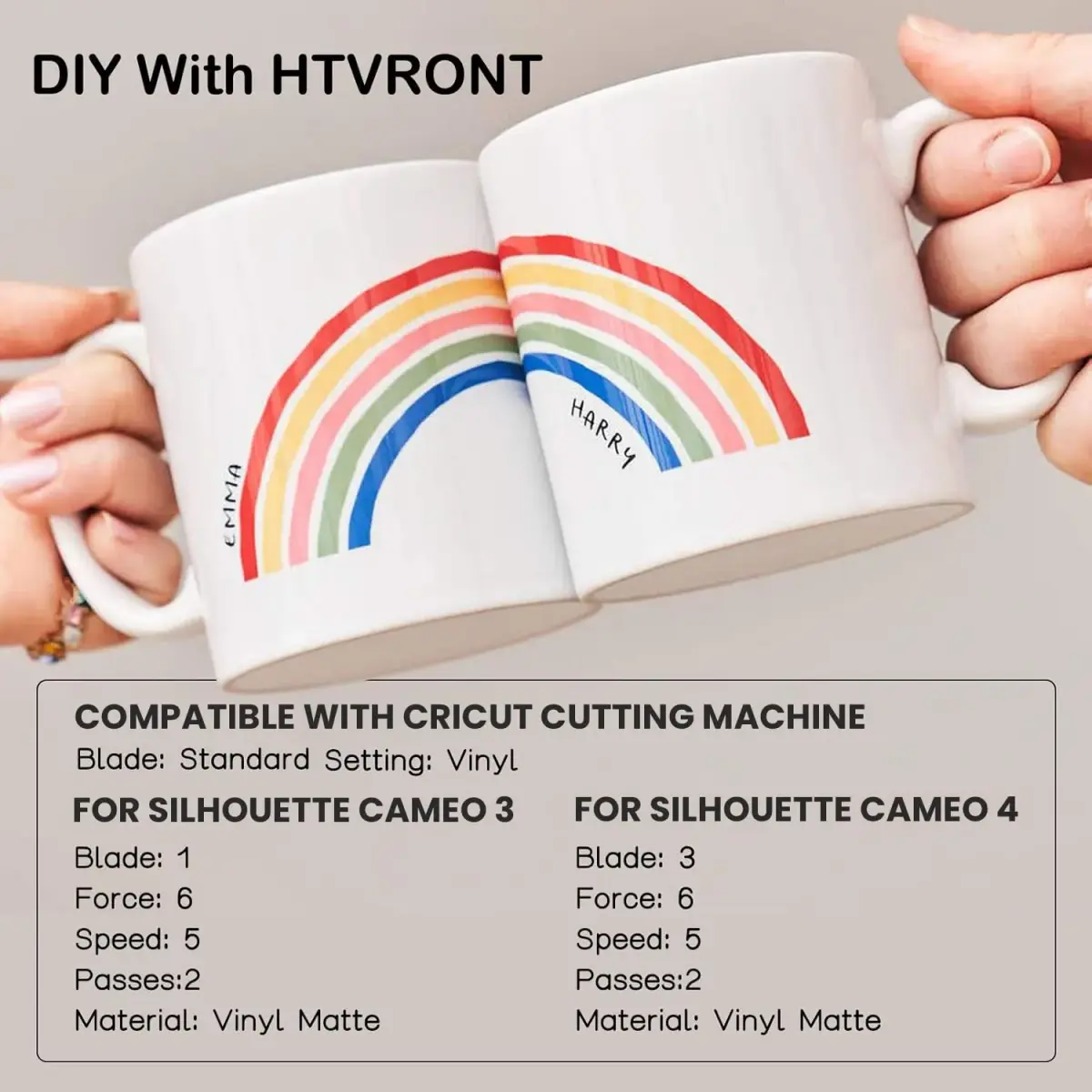 HTVRONT Glossy Orange Permanent Vinyl Roll 3.65m (12" x 14FT) | Easy Cut, Weed & Transfer for Crafts - view 6