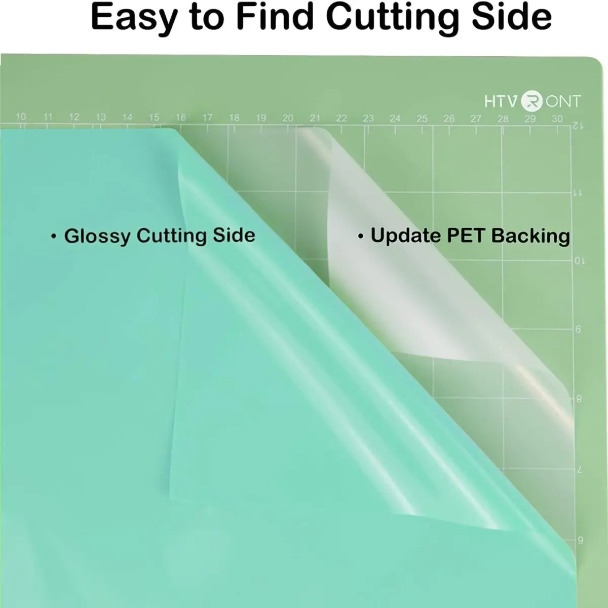 HTVRONT Glossy Mint Permanent Vinyl Roll 14 FT (372 sq ft) | Waterproof & Easy Weed for Crafts - view 5