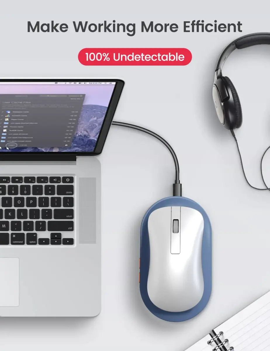 Vaydeer Ultra Slim Mouse Mover Air 3 Mouse Jiggler 105g (0.22 lb) | Keeps PC Active - view 6