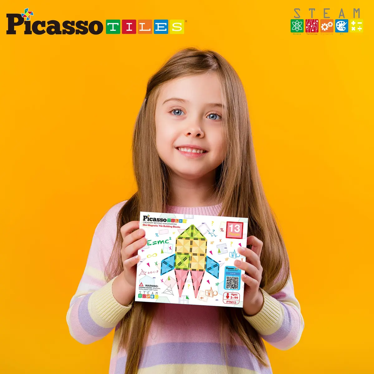 PicassoTiles Mini Diamond Series Magnet Building Blocks Toy Set 13pcs | Portable STEM Learning Kit for Kids 3+ - view 7