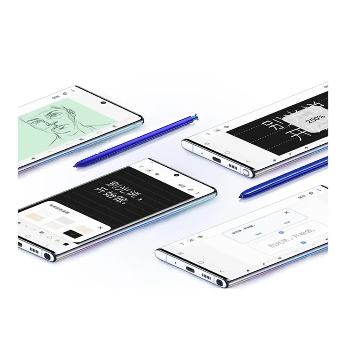 Alovexiong Galaxy Note 10 S Pen Stylus 4096 Pressure Levels | Precise Touch Control for Samsung Note 10/10+ Blue - view 3
