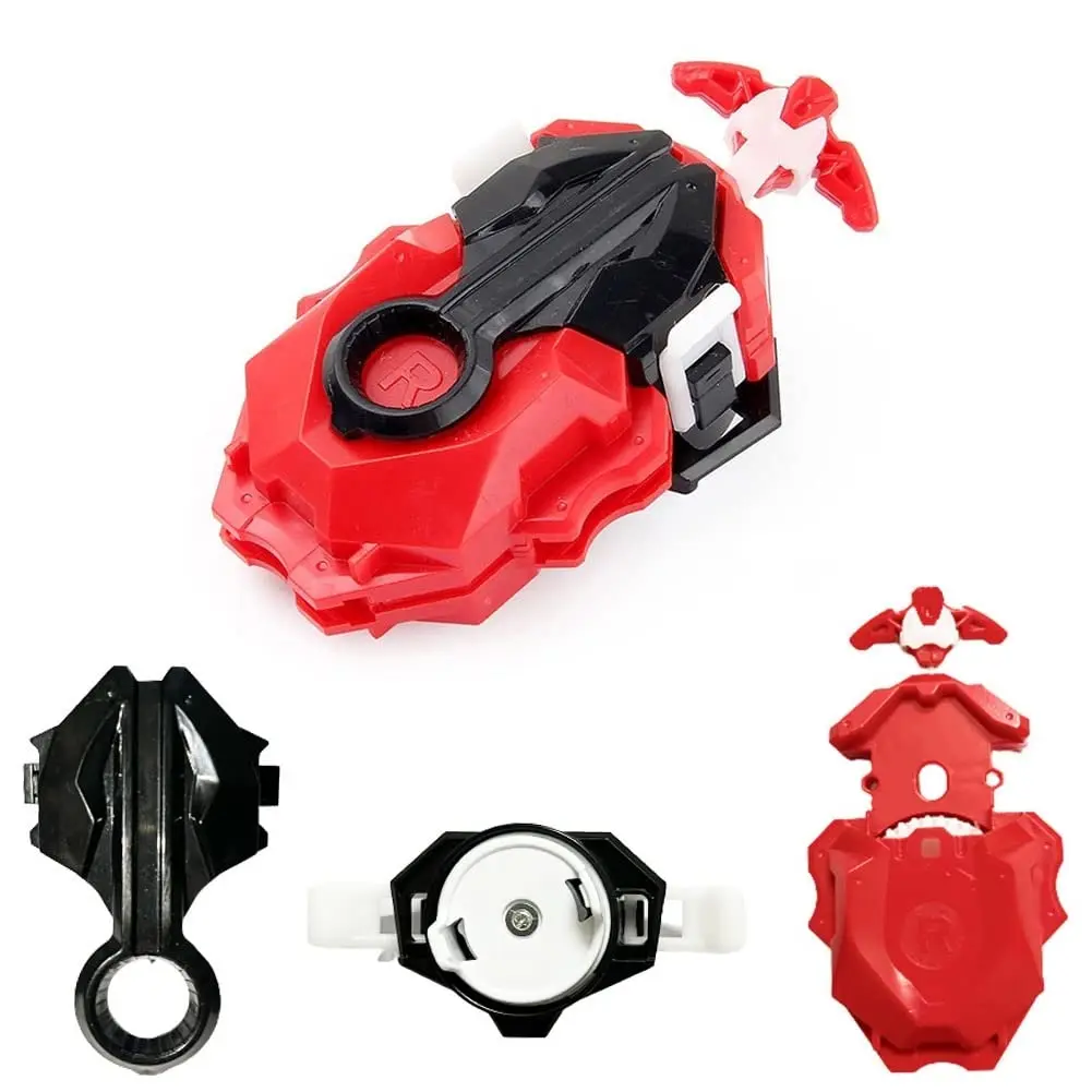Battbeyle Red Spinning Toy Top Launcher and Grip Set | ASTM-Tested for Kids 6+ - view 4