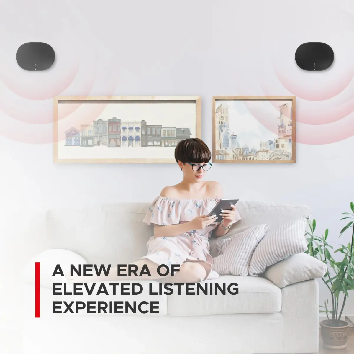 Sound Bass ERA300 Wall Mount Bracket Black Single Unit | Low Profile Mount for Sonos ERA 300 Speaker - view 4