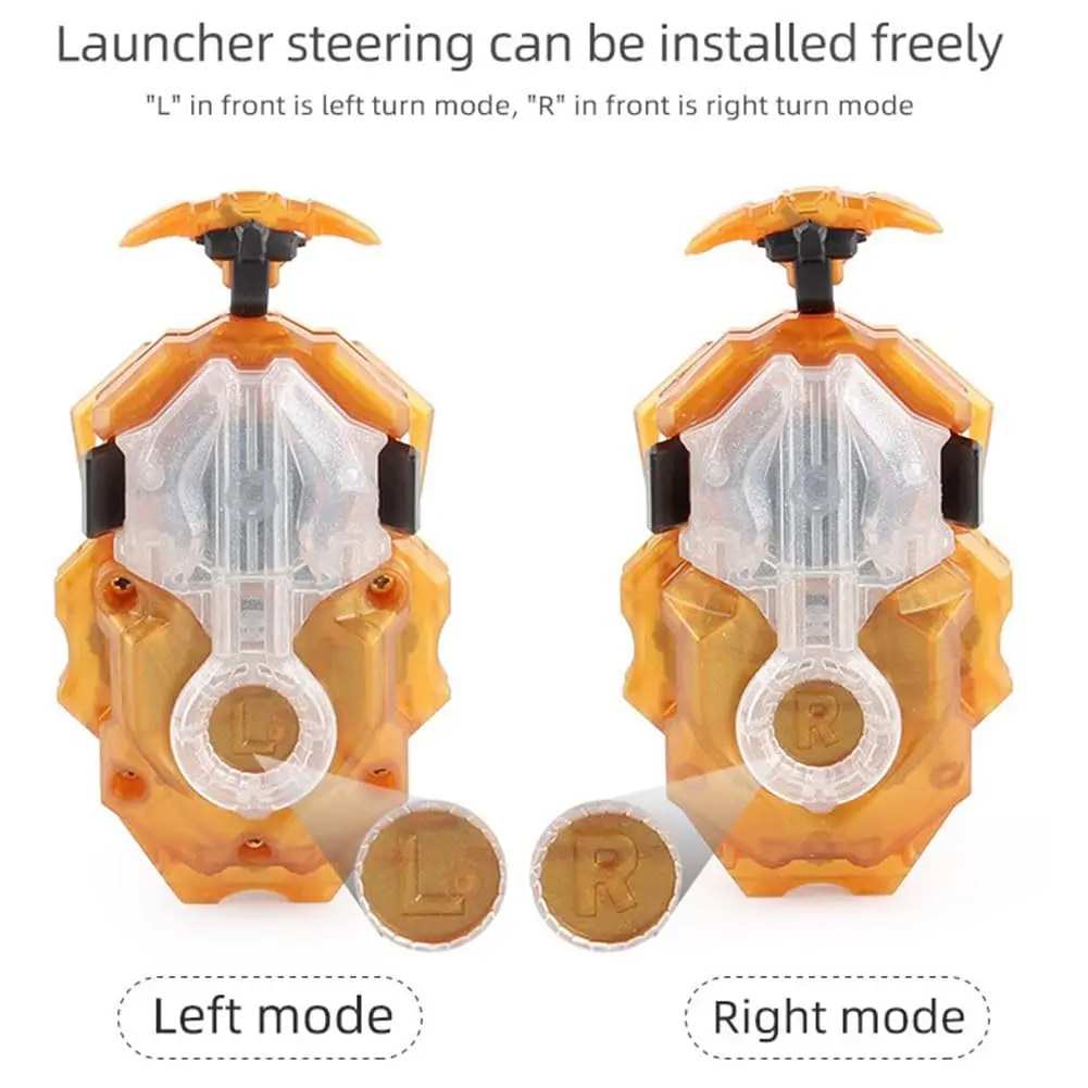 Battbeyle Golden Left Right Spin String Launcher Grip with Handle for Bey Burst Series | ASTM-Tested ABS Toy - view 2