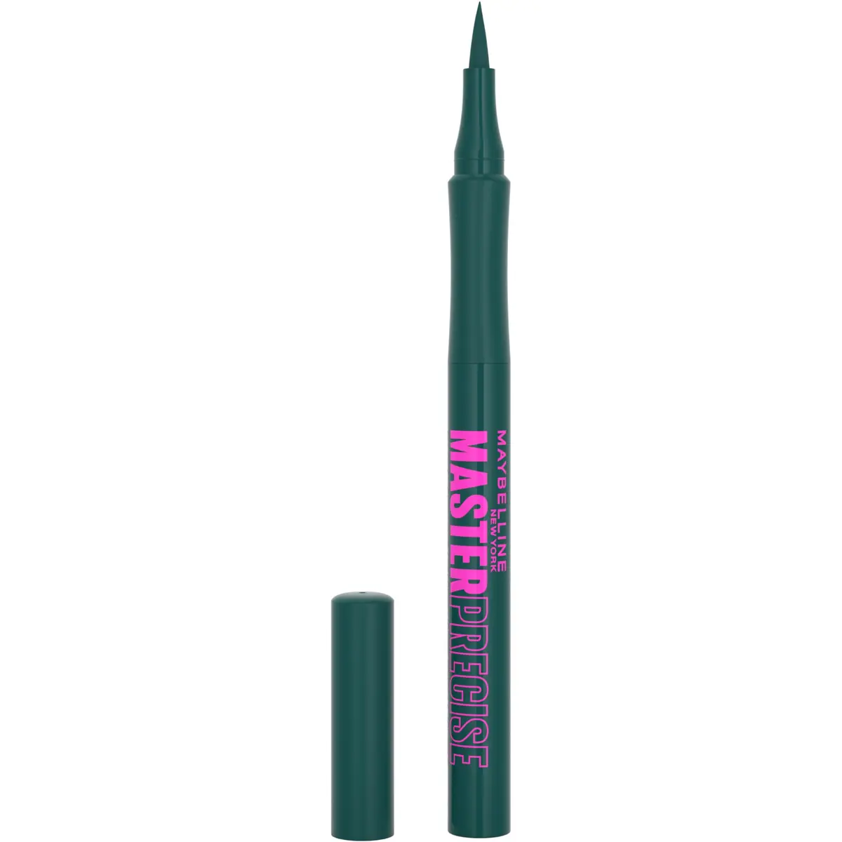 MAYBELLINE Master Precise All Day Liquid Eyeliner Emerald Green 0.342 fl oz (10.1 ml) | Waterproof Up to 30HR Wear - main product image