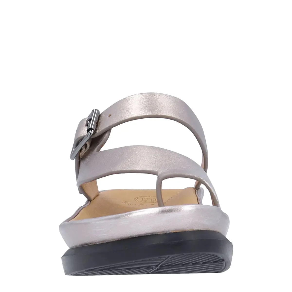 L'Amour des Pieds Women's Alanza Champagne 5.5 Medium | Leather Sandal with Memory Foam Insole - view 3