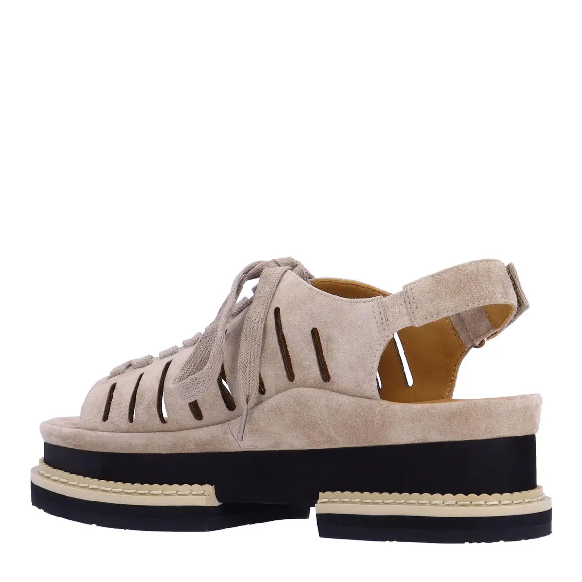 L'Amour des Pieds Women's Adriel Taupe 11 Medium | Leather Sandal with Memory Foam Insole - view 5