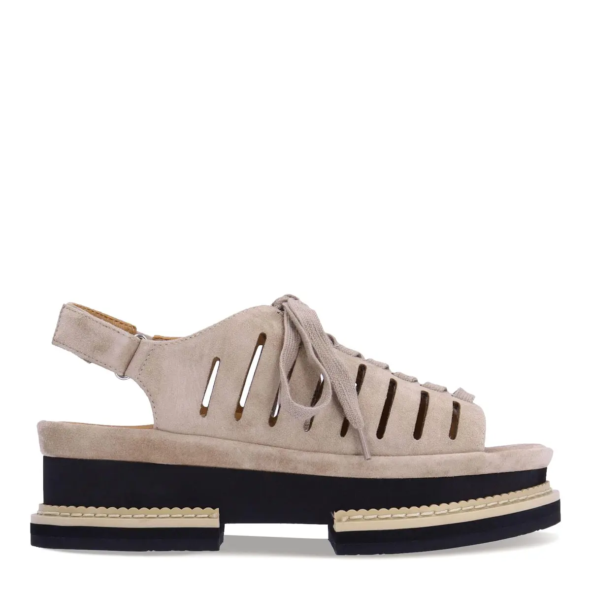 L'Amour des Pieds Women's Adriel Taupe 11 Medium | Leather Sandal with Memory Foam Insole - view 2