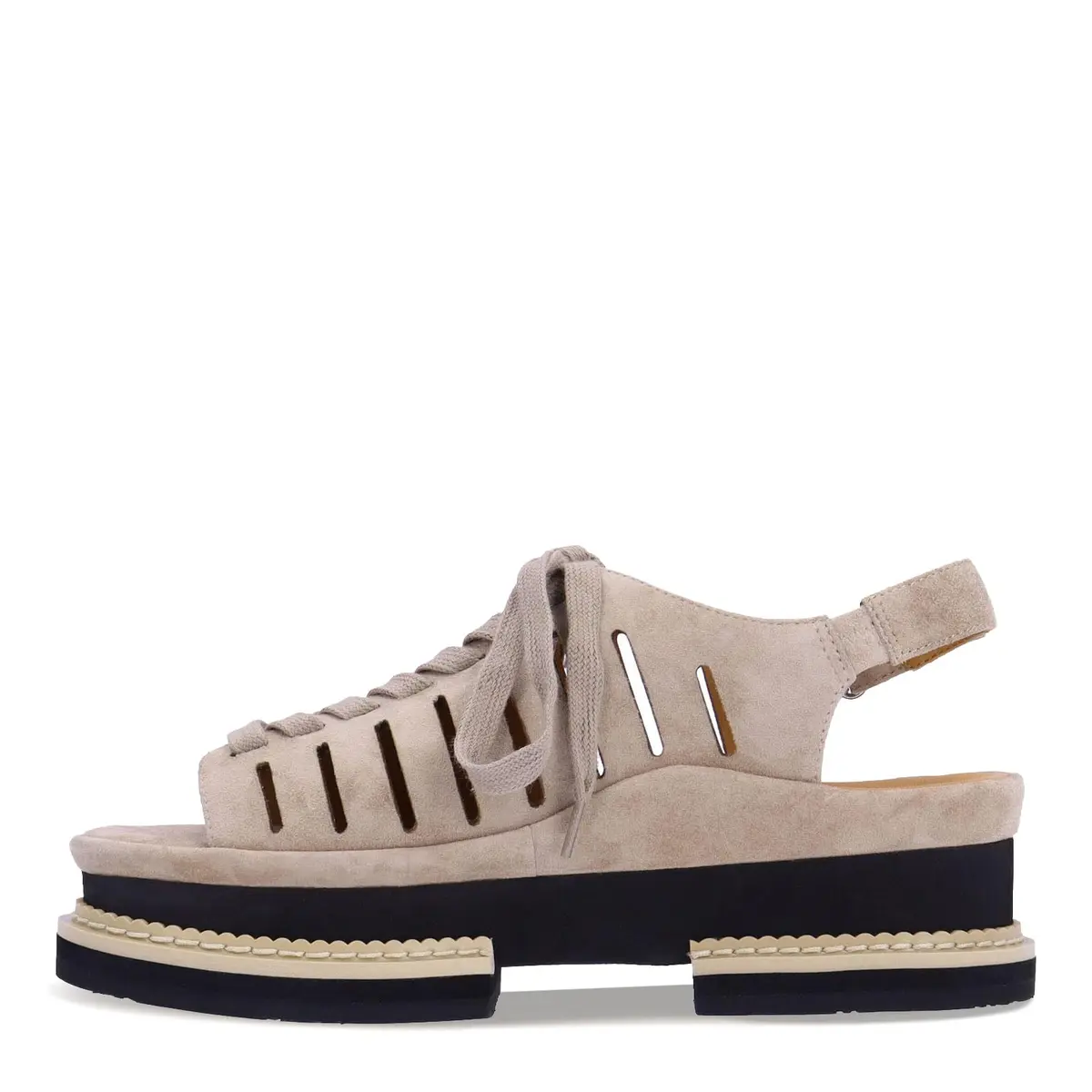 L'Amour des Pieds Women's Adriel Taupe 11 Medium | Leather Sandal with Memory Foam Insole - view 4