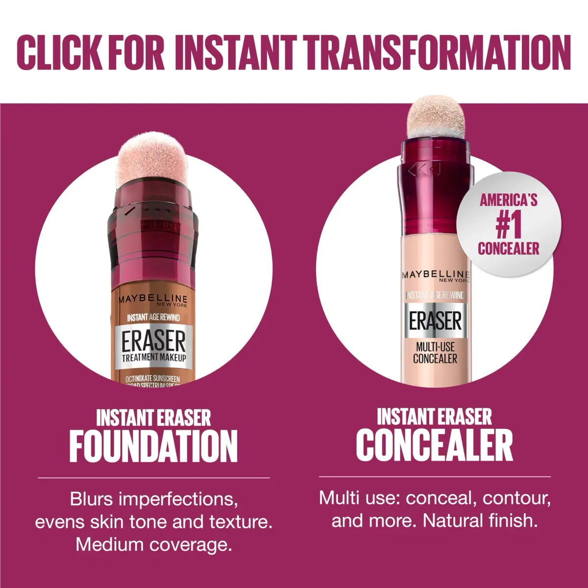 Maybelline Instant Age Rewind Eraser Foundation SPF 20, 0.68 Fl Oz (20ml) | Blurs Aging Signs & Fine Lines - view 6