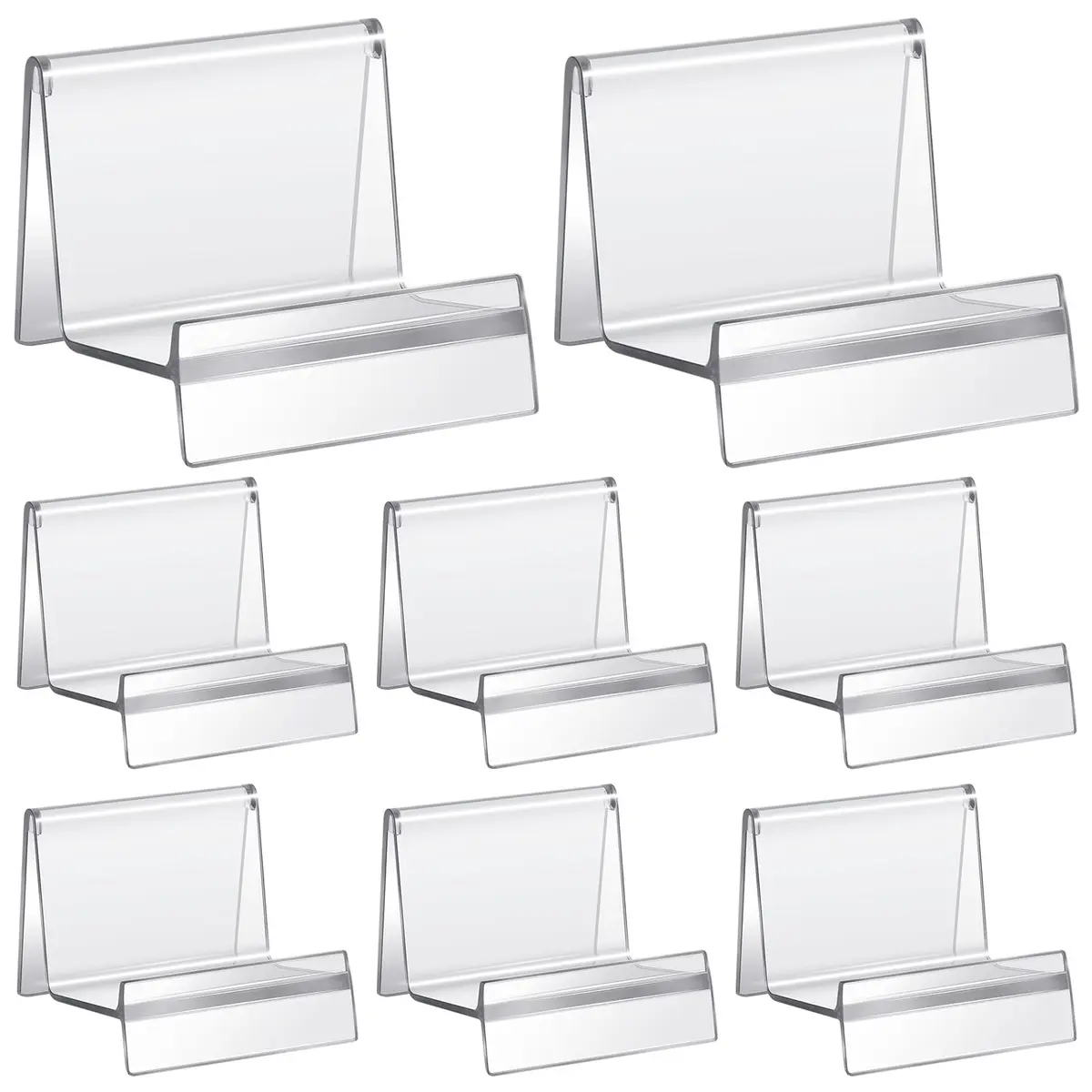 Weysat Clear Acrylic Purse Display Stands, 20 Pcs | Organizer for Handbags, Wallets, Jewelry - main product image