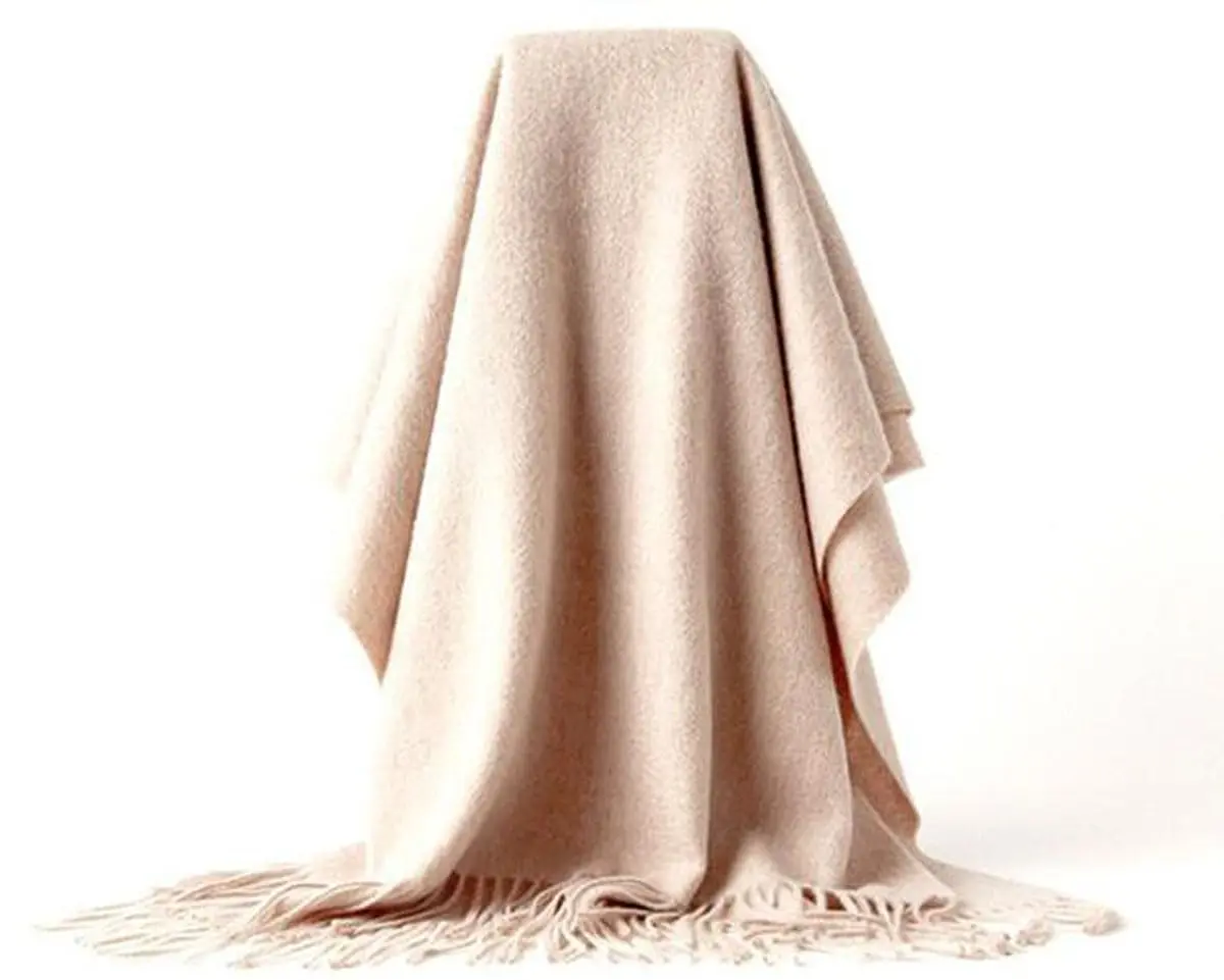 Novawo Wool Shawl Large Thick Pashmina Travel Scarf Winter Wraps for Women | Warm, Versatile & Classic - view 3