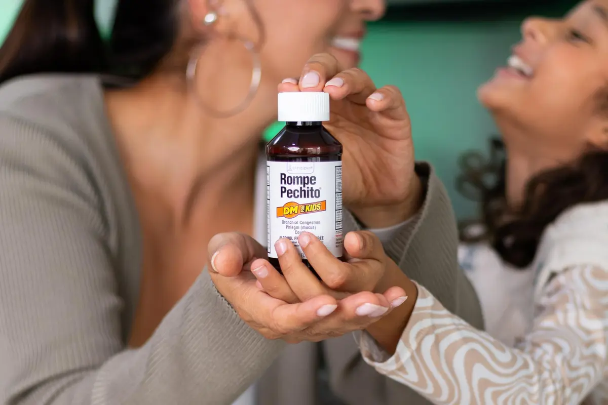 ROMPE PECHO Medicated Cough Syrup for Kids 4oz | Honey & Elderberry Expectoration Relief (70-120 chars) - view 3