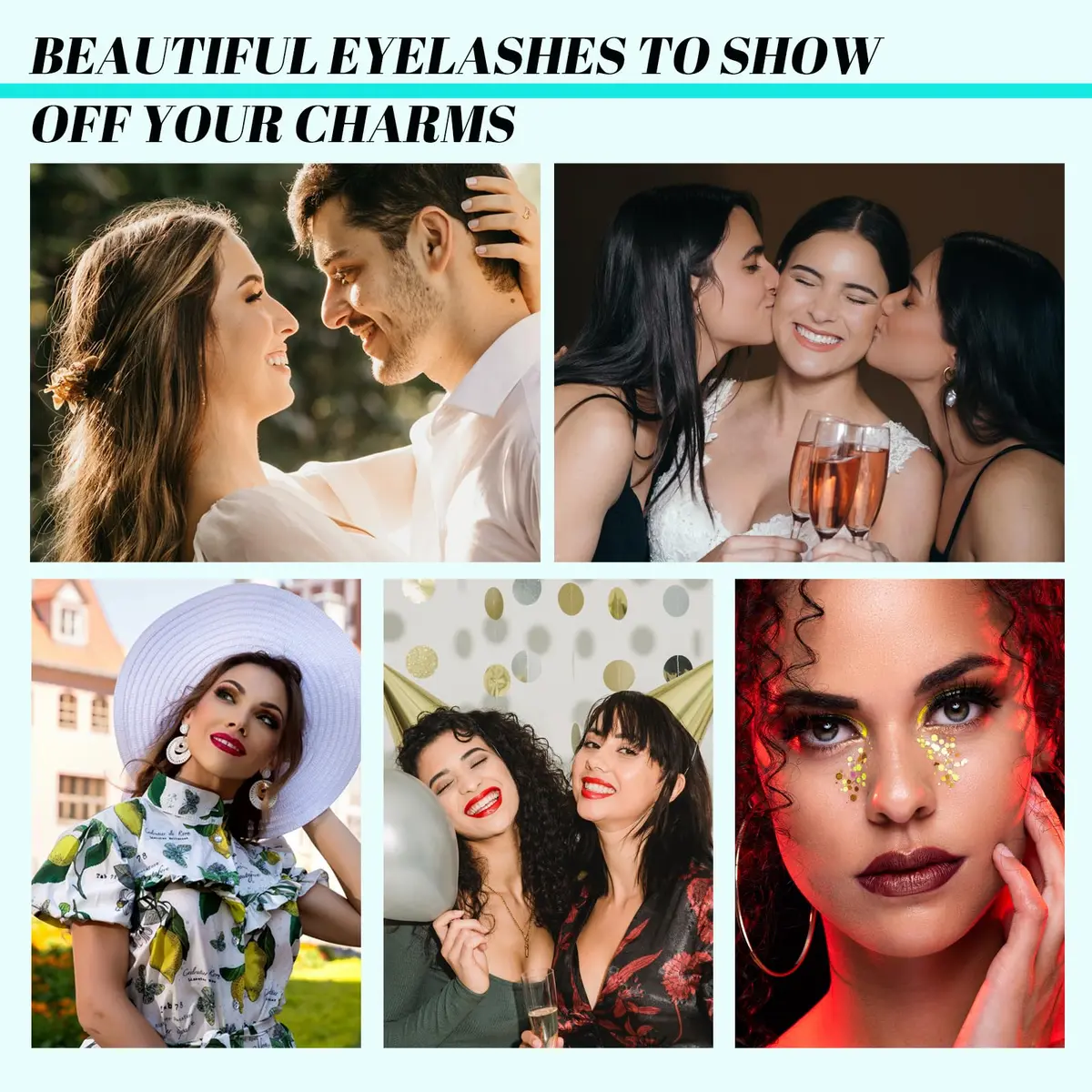 AMZGIRL Lash Clusters Kit 320Pcs, 40D+50D D Curl Wispy Eyelash Extensions | DIY False Lashes for Natural & Dramatic Looks - view 9