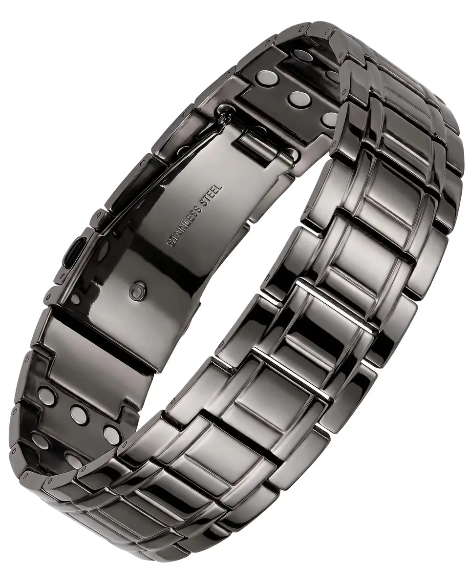 Feraco Magnetic Bracelet for Men Stainless Steel | 3500 Gauss, Adjustable, Hypoallergenic (70-120 chars) - main product image