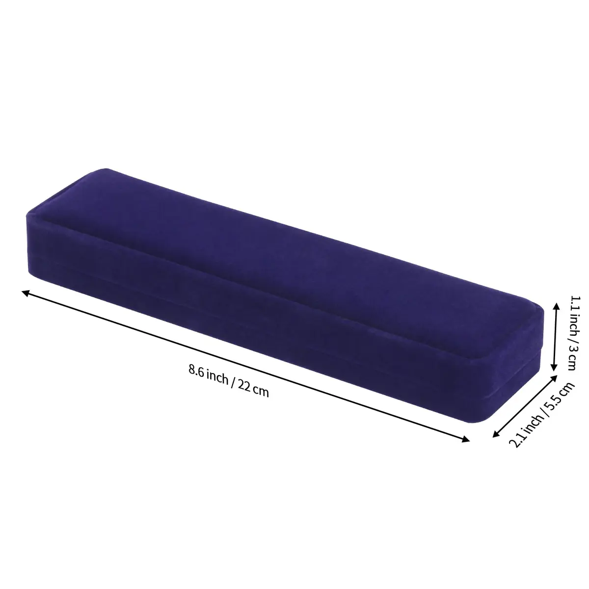 LETURE Velvet Jewelry Box 4 Pack | Classic Design for Bracelets, Necklaces & Watches (22x5.5x3cm) - view 4