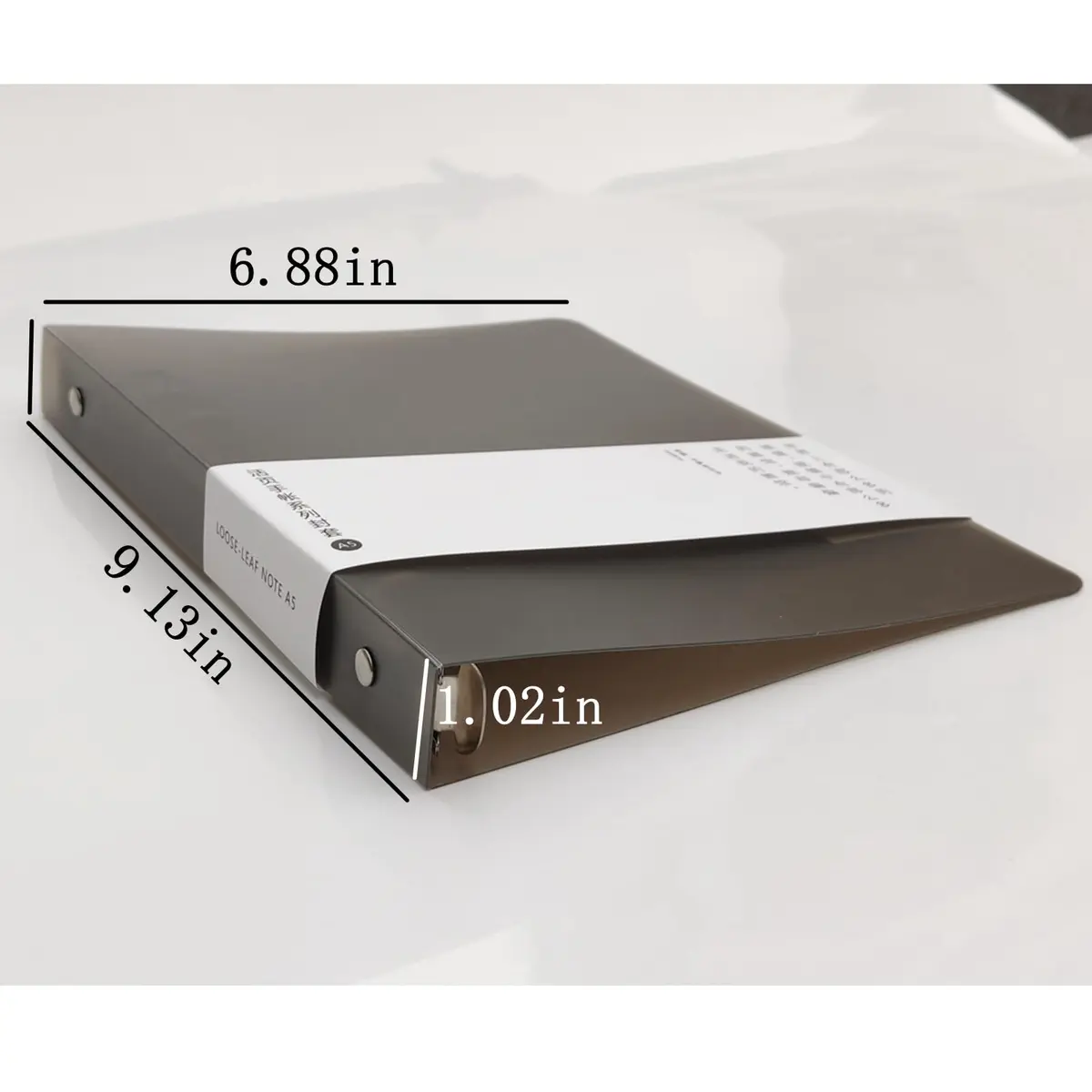 xingtingyu Storage Binder Cover 6-9 Ring PVC A5/A6/B5 | Refillable Office Organizer - view 2